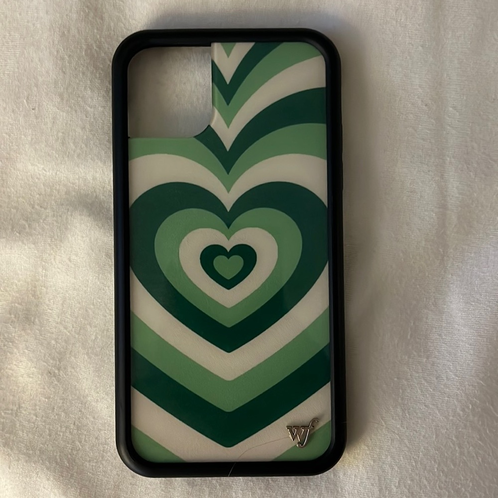 Wildflower Green Matcha Love iPhone 11 case